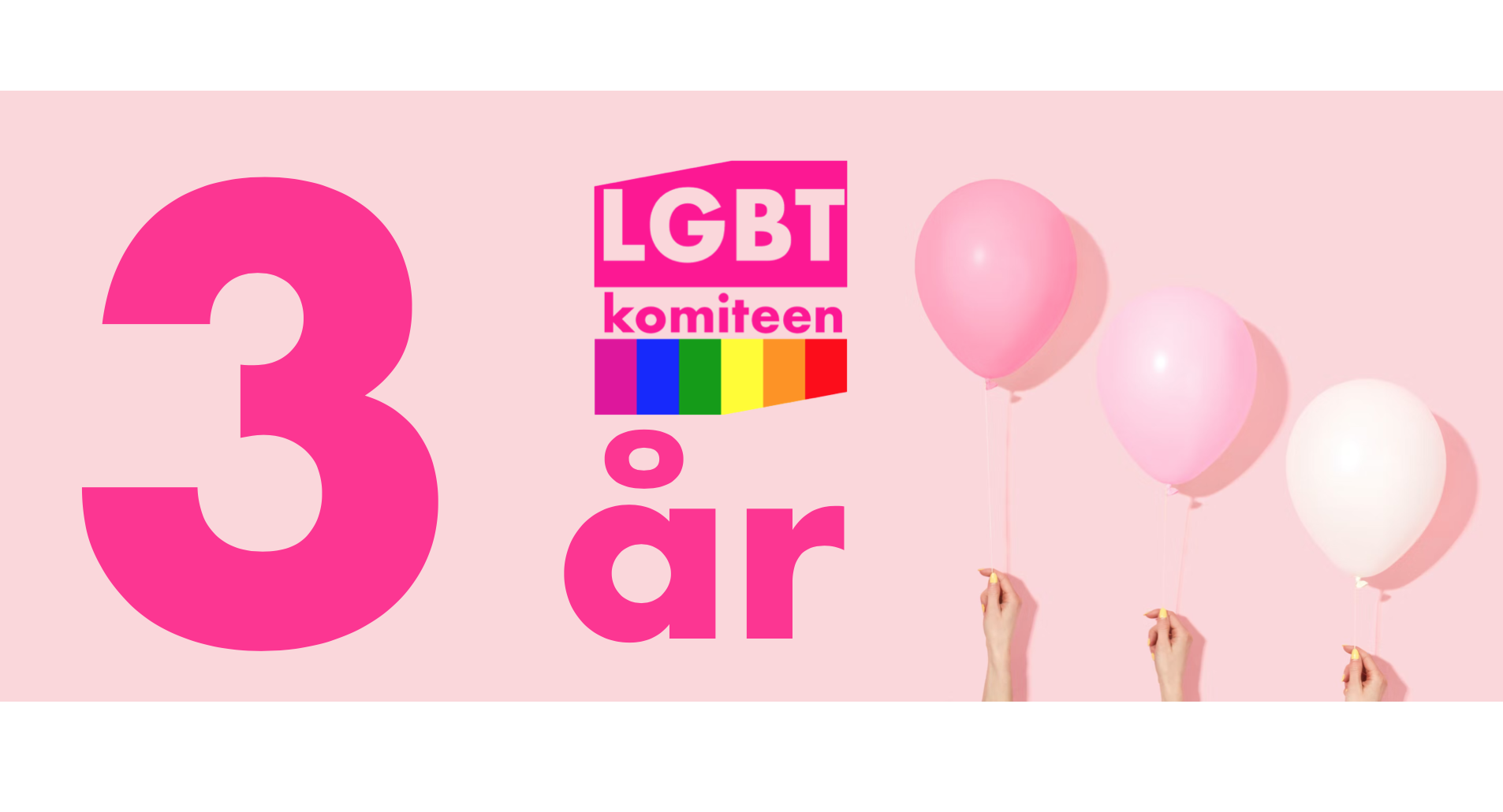 LGBT Komiteen Fylder Tre år - LGBT Komiteen