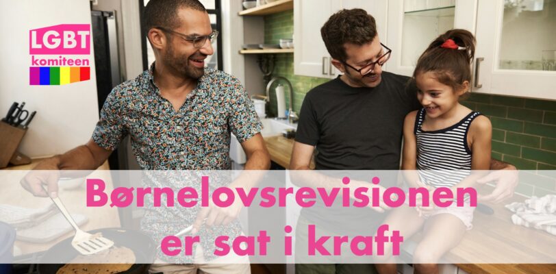 Hjemmeinsemination og transforældre: Revisionen af børneloven er sat i kraft, en revision med en meget lang og vanskelig tilblivelsesproces.