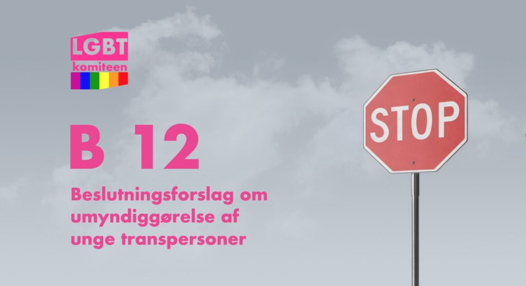 Beslutningsforslag har til formål at lovhjemle en begrænsning af unge transpersoners autonomi og adgang til sundhedsfaglige tjenesteydelser.